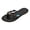Black, variant on Colorful Tortoise Beaded Flat Flip Flops for Women Bohemian Beach Casual Slip on Thongs Dress Slides Backless Sandals 2026 Summer Black Size 10