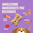 thumbnail image 4 of Wellness Old Mother Hubbard Classic Just Vegg'n Dog Biscuits, Natural Training Treats, Sweet Potato, Oats, Apple and Carrot Flavor, Small Size, 3.3 lb Bag, 4 of 9