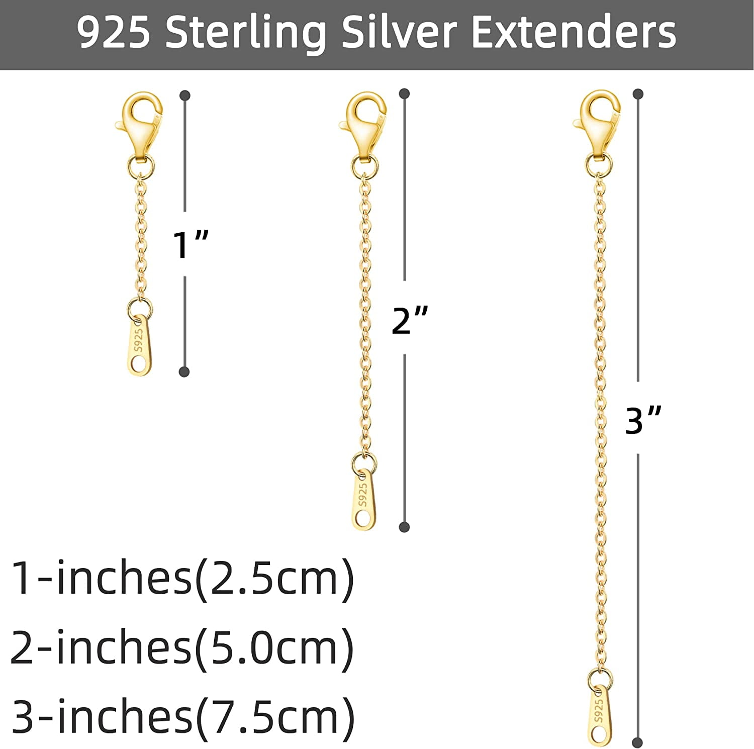 Necklace Extenders Gold Chain Extenders 