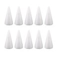 thumbnail image 2 of AMERTEER 10Pcs 15cm DIY Christmas Tree Foam Stuffed Support Cone Model Craft Decoration One Size, 2 of 9