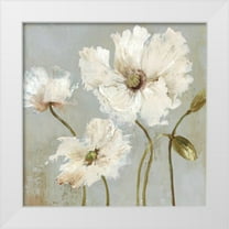 Jensen, Asia 26x26 White Modern Wood Framed Museum Art Print Titled - Cadence II