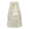 Majesty Baby Bassinet with Canopy - Ecru/Black Toile Bedding