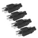 thumbnail image 3 of Uds NEMA 5-15P a IEC320 C5 adaptador de corriente carcasa de PVC NEMA 1-15P a IEC320 C5 adaptador de toma de corriente enchufe estadounidense 125V 15A, 3 of 5