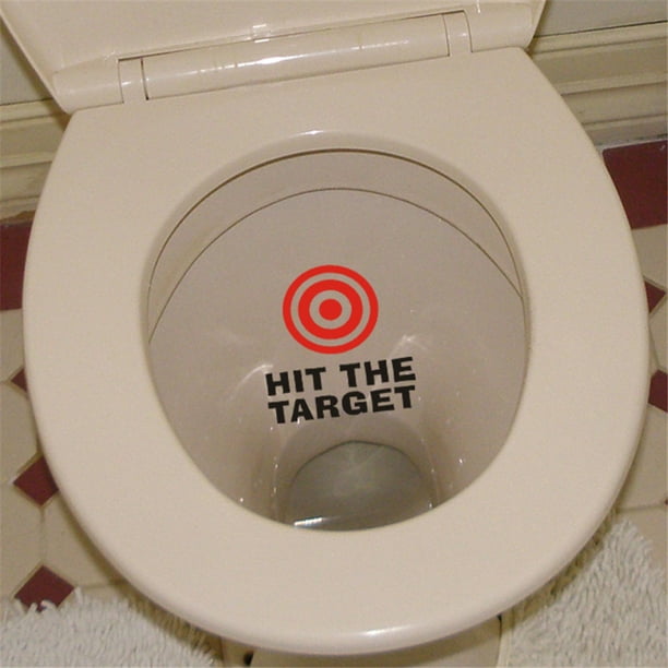 AIHOME New Hit The Target Toilet Sticker Funny Pool Decoration