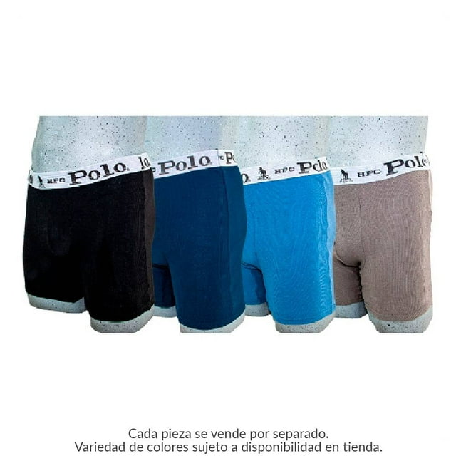 Bóxer HPC Polo para Hombre, Largo 3 Piezas Multicolor Talla CH