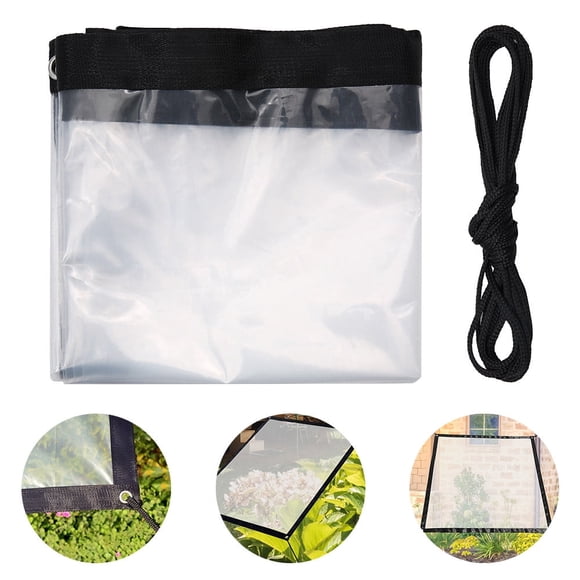 MesaSe Transparent Tarpaulin Film Bird Proof Windshield Succulent Garden PE Rainproof Tool Insulation Shed Cloth Anti Freezing