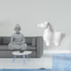 thumbnail image 2 of Estatua de Buda de Sun Wukong con forma de caballo, escultura decorativa en miniatura para hotel, sala de estar y oficina., 2 of 8