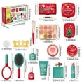 thumbnail image 3 of Girls Makeup Toy Set Pretend Play Cosmetics with Washable Accessories Role Play Gift for Kids Birthday Christmas Present(Multicolor), 3 of 6
