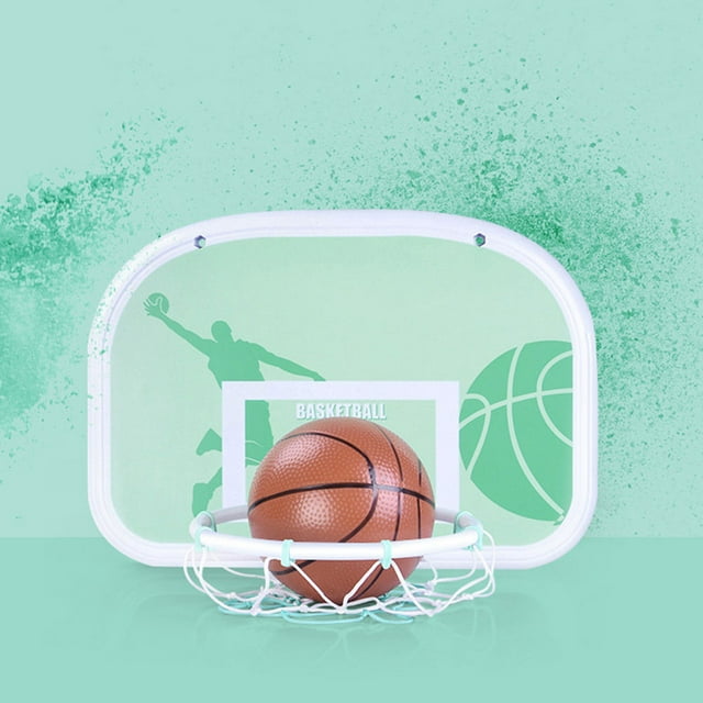 Minkissy But de Basketball pour Enfants Ensemble de Jeu de Basketball Réglable Rectangulaire 1 Ensemble