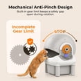 thumbnail image 2 of HHOLOVE ABRCT L1 Pro Open Top Smart Automatic Cat Litter Box 60L Self Cleaning Cat Toilet WiFi App Control Quiet Odor Control white(Gray), 2 of 10