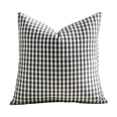thumbnail image 2 of Fundas de almohada impermeables para exteriores con estampado clásico de cuadros para patio, piscina, jardín y sofá: fundas decorativas para cojines con textura tejida, fáciles de limpiar., 2 of 6