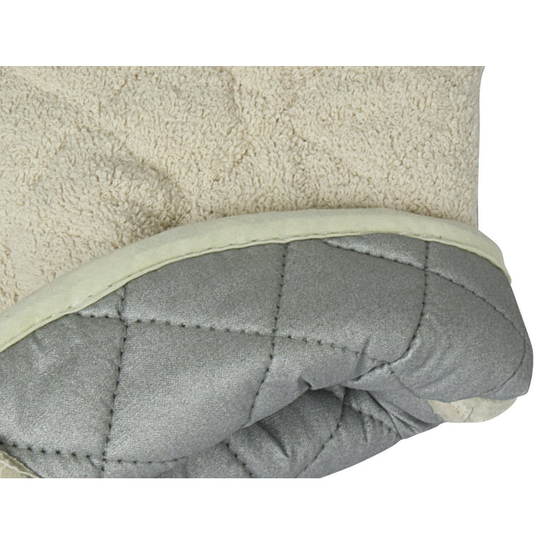 Nouvelle Legende Terry Oven Mitts Commercial Grade 2-Pack Colour Cream