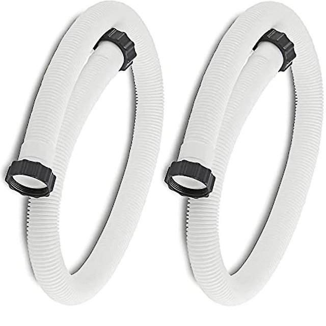 Intex 29060e Filter Pump System 1.5 X 56 Inch Plastic Pool Pump Replacement Hose (2-pack)