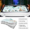 thumbnail image 3 of Yiaed Animals Riding Across The Sky Print Car Windshield Sunshade Front Auto Car Front Window Sun Shade Foldable Sun Visor Shield Cover Auto Accessories for Sedan SUV Truck-Medium, 3 of 5