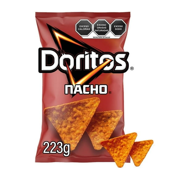Botana Doritos Nacho con queso sabor chile 223 g