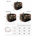 thumbnail image 3 of Fsddascl Black Christmas Small Toaster Cover 2 Slice, Kitchen Appliance Covers, Xmas Poinsettia Balls Botanical Birds Toaster Oven Cover with Loop, Bread Machine Cover Polyester Dust Cover Protection, 3 of 5