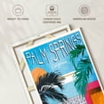 thumbnail image 6 of Elephant Stock Palm Springs California Wall Art - Vertical Canvas Wall Art - Living Room Wall Decor - Places Canvas - Blue And White Decor - 20" x 30", 6 of 8