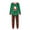 Women-Green, variant on Family Matching Christmas Pajamas 2 Piece Loungewear Long Sleeve Top and Pant Santa Graphic Soft Sleepwear Green S-2XL