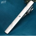 thumbnail image 1 of Clip de corbata estándar para hombre con láser plateado simple, clip de corbata de metal para boda, para novios, negocios, 1 of 4