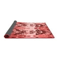 thumbnail image 2 of Ahgly Company Indoor Round Abstract Red Modern Area Rugs, 8' Round, 2 of 4