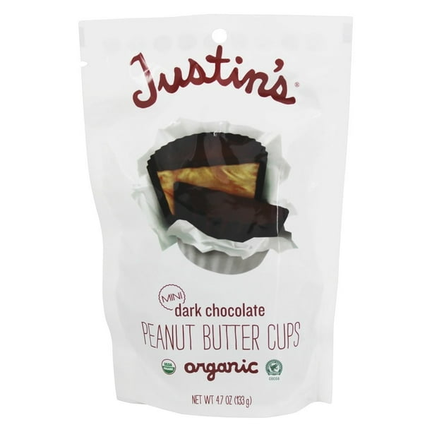 Justin's Mini Dark Chocolate Peanut Butter Cups, 4.7 OZ - Walmart.com ...