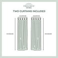 thumbnail image 6 of Exclusive Home Curtains Loha Linen Braided Tab Top Curtain Panel Pair, 54x108, Natural, 6 of 7