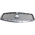 thumbnail image 2 of For 14-17 Q50 Face Bar Grill Grille Assembly Primed with Front View Camera Hole, 2 of 5