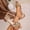 Rose Gold, variant on Women's Sparkly Flat Sandals Dressy Summer Ankle Strap Open Toe Bridal Wedding Dress Shoes Silver 7(39)