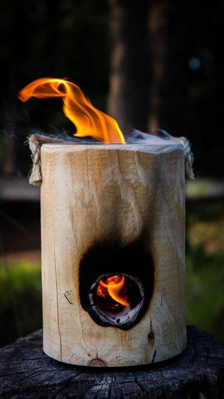 Light 'n Go Birch Bonfire Log: All-Natural Instant Outside Light 'n Go Birch Bonfire Log: All-Natural Instant Outside