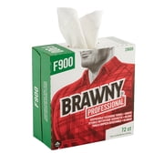 Brawny Industrial FLAX 900 Heavy Duty Cloths, 9 x 16 1/2, White, 72/Box, 10 Box/Carton -GPC29608