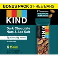 thumbnail image 2 of KIND Nut Bars, Dark Chocolate Nut & Sea Salt, 1.4 oz, 15 Count, 2 of 6
