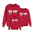 thumbnail image 5 of Wangmeiwg Family Christmas Sweatshirts,Funny Christmas Sweatshirt Family Christmas Sweater Couples Christmas Sweaters Family Christmas Outfits for Pictures 3-4 Years Red, 5 of 5