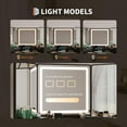 thumbnail image 3 of M optimized Corner Vanity Desk, Vanity Table with Lighted Mirror, Fluted Makeup Desk with Drawers and Cabinets, Dressing Table with Charging Station for Bedroom, 3 of 6