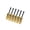 Golden, variant on 6Pcs Double Locking Systems Alloy Saddles Guitar Locked Saddles Replacement Tremolo Saddles for Guitar Instrument