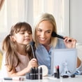 thumbnail image 2 of 10X Magnifying Makeup Mirror with Suction Cup - Suitable for Cosmetic, Vanity, Bathroom, and Travel Use - Designed for Precise Makeup Application and Skin Care - 6.3" x 6.3" (Square), 2 of 8