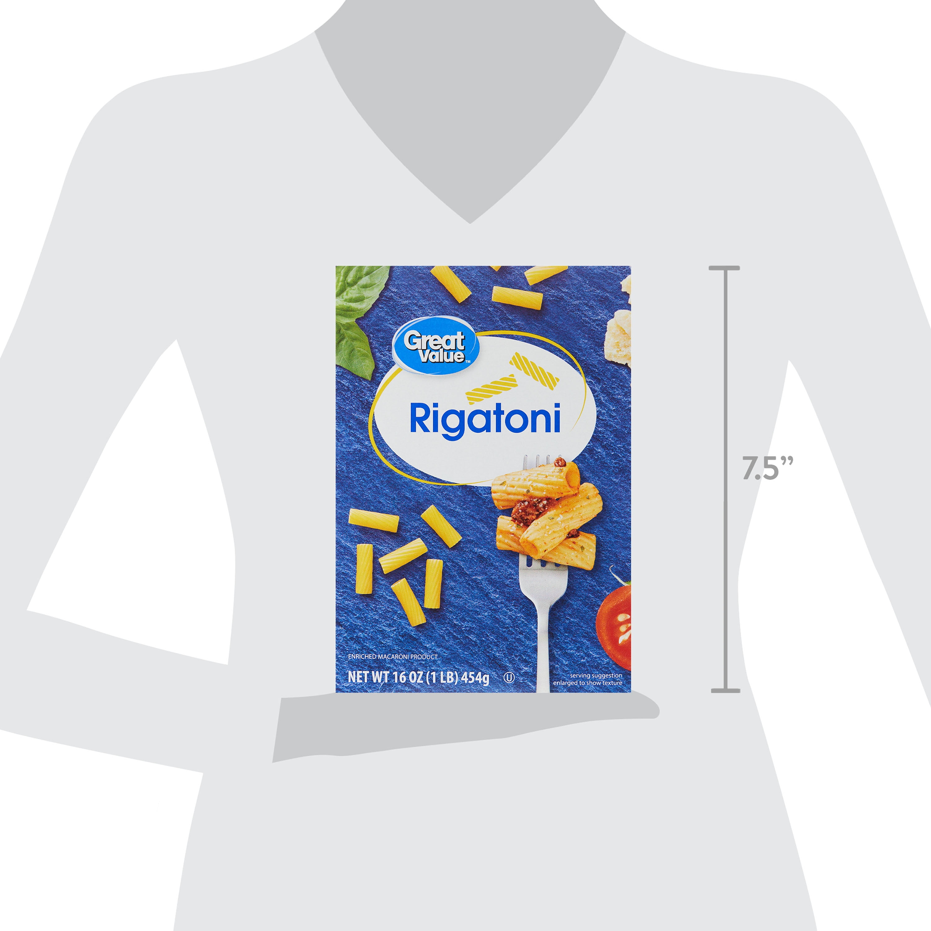 Great Value Rigatoni, 16 oz