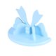 thumbnail image 3 of EeaseMX Estante de almacenamiento de madera semicircular de estilo nórdico para pared, decoración para habitación infantil (azul), 3 of 7