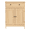Natural, variant on Tcbosik Small Storage Cabinet, 2-Door Bathroom Cabinet with Drawer and Adjustable Shelf for Kitchen, Living Room, 23.63"L x 11.82 "W x 31.5 "H, Gray