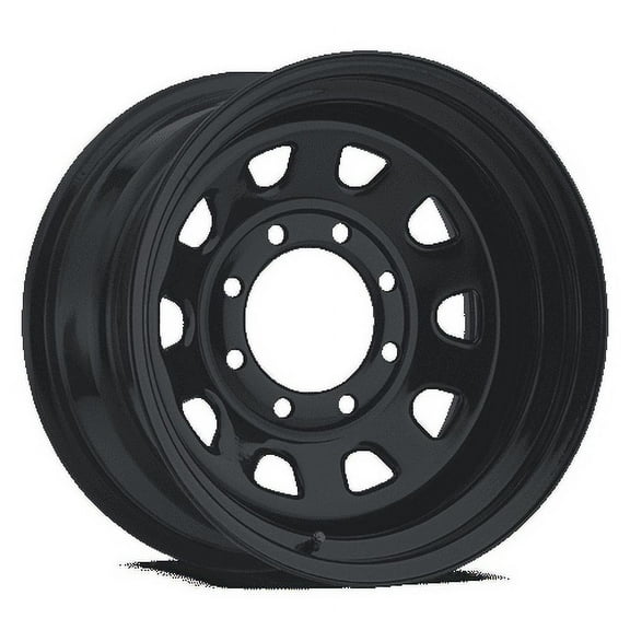 15x8 Vision 84H D Window Gloss Black 6x139.7 6x5.5 ET-19 Wheel Rim