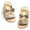 Bc237-gold, variant on Toddler Girls Sandals Soft Rubber Flats Summer Baby flower girl Shoes