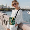 thumbnail image 2 of Xixirimido Sling Bag for Women Crossbody Bags Fanny Pack Chest Bag Travel Shoulder Belt Purse Backpack Gifts, Sloth Vintage Daisy Leaf, 2 of 7
