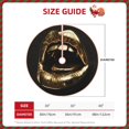 thumbnail image 2 of Sikiie Golden Lips Modern Sculpture Christmas Tree Skirt, Christmas Tree Decorations, Christmas Decor, Tree Mat Decoration(30-48IN)-36", 2 of 6