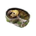 thumbnail image 2 of Reptile Hide Zilla Rock Lair, tamaño mediano para lagartos y geckos, 2 of 5