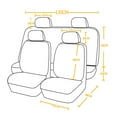 thumbnail image 3 of Cojín protector para vehículo de 4 piezas para asiento de coche Four Seasons, 3 of 8