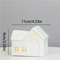 thumbnail image 2 of AUDeals ‌White Christmas House Night Light 3D Winter Village Decor Warm White Dimmable Glow Indoor Battery Operated Holiday Decor‌ (Batteries Not Included), 2 of 7