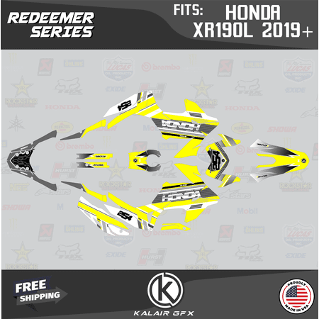 Kalair GFX Graphics Kit for Honda XR190L (2019+) Redeemer Series Kalair GFX Graphics Kit for Honda XR190L (2019+) Redeemer Series