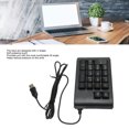 thumbnail image 4 of Teclado numérico teclado numérico con cable negro 19 teclas ABS de bajo ruido con 3 colores retroiluminados para escritorio ANGGREK Otros, 4 of 8