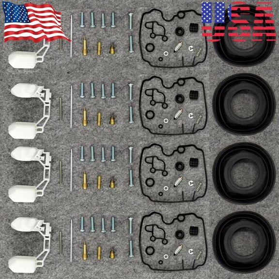 For 1989-1999 YAMAHA FZR600R FZR 600R Carburetor Repair Kit FLOAT DIAPHRAGM 4 PC