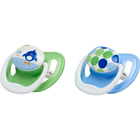 Dr. Brown's PreVent Orthodontic Pacifier, Stage 1, Birth to 6 Months, BPA-Free