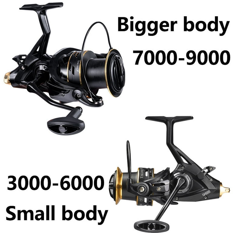 LINNHUE Carp Fishing Reel Spinning Reel QH3000-9000 Strong Double Drag 20kg  Carretilha Pesca Sea Reel Fishing Free Spare Spool